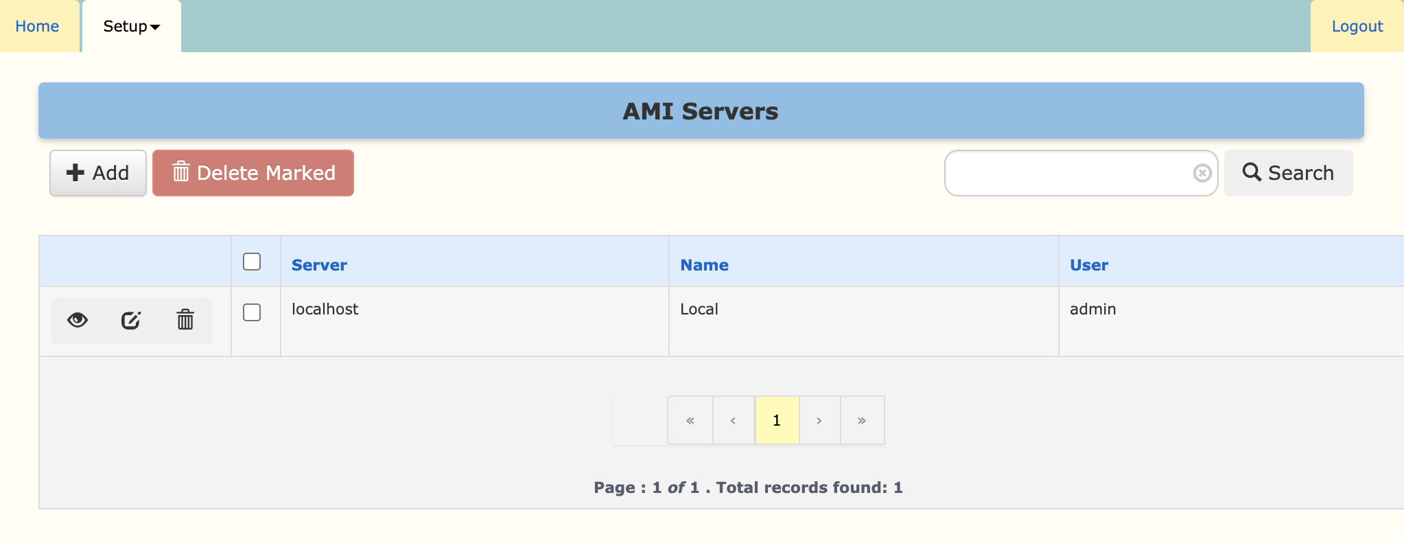 Ami server list image